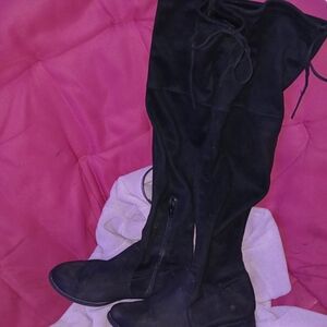 a new day Black Over-the-Knee Boots